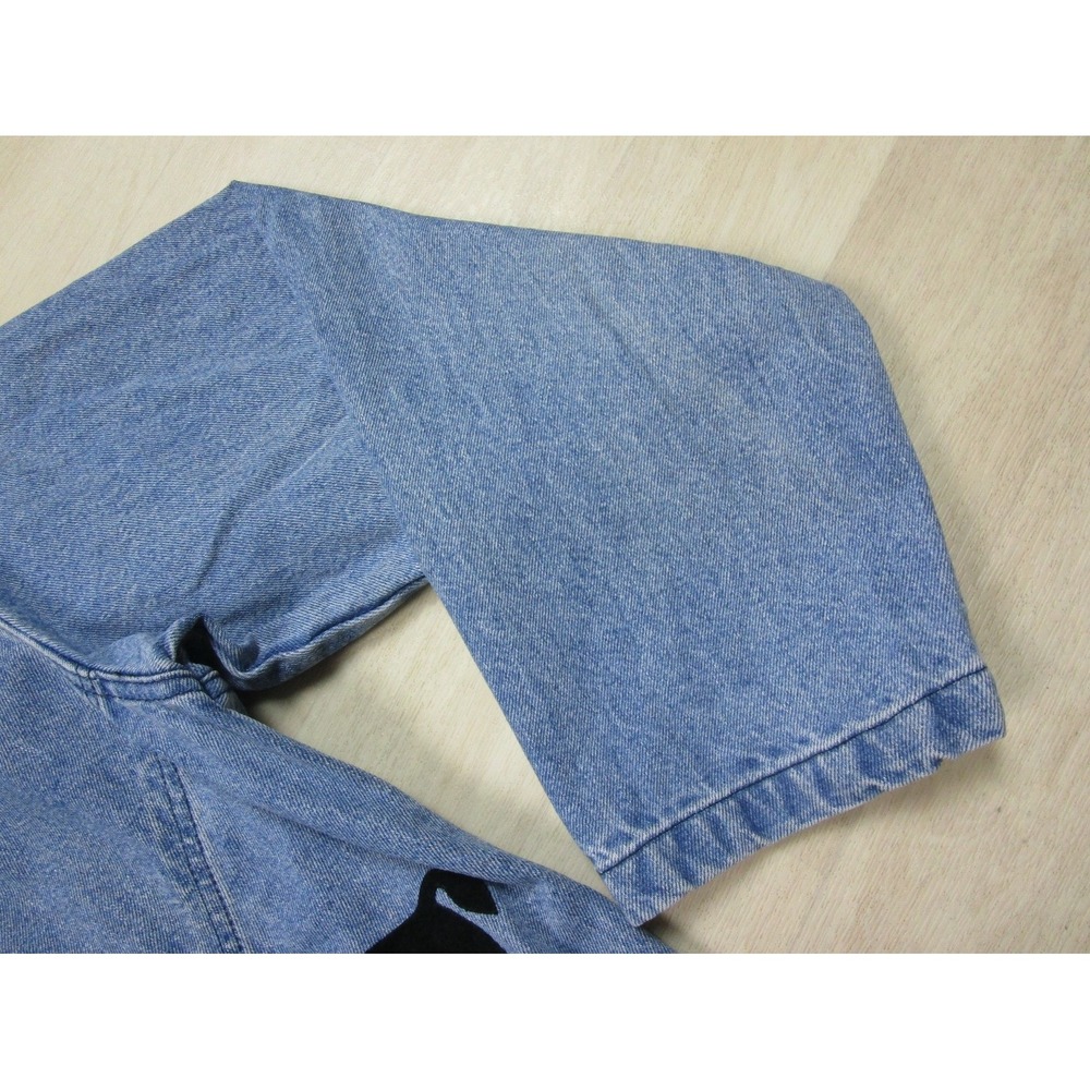 Vintage 90s Sundance x Moxie Denim Chore Coat Women's (M) Buffalo Santa Fe USA - Picture 8 of 16